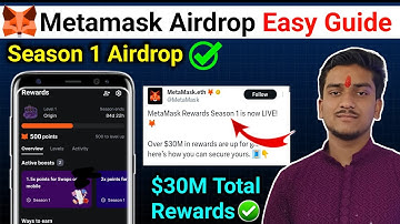 Metamask Wallet Airdrop Complete Guide | New Crypto Airdrop | Crypto Airdrop