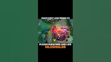 ZHASK DONT LOOK BEHIND XD - YUZHONG GAMEPLAY-MLBB