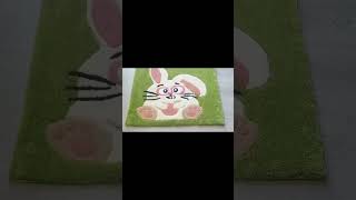 Pino the Bunny | Handmade Tufted Rug, Wall Decor & Soft Headboard for Kids’ Room