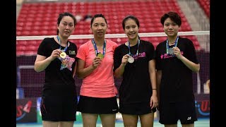 20180722LV羽球邀請賽FINAL OPEN WD程文欣+Grace Peng (TWN+USA)VS Saengchote+Sarita(USA)
