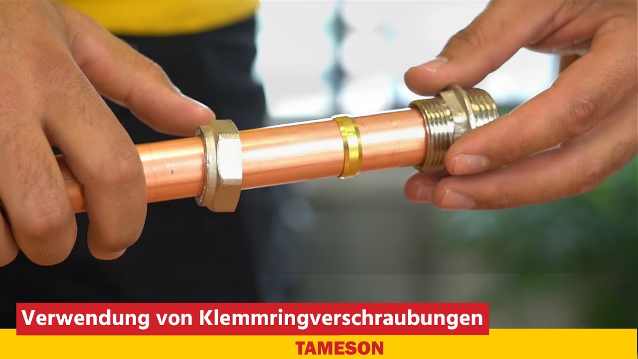 Kupplung Mit Entleerung Für Kupferrohr 28mm - Messing Verschraubung Für Wasserleitung