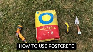 HOW TO USE POSTCRETE | WOODEN POST INSTALLATION | DECKING DIY screenshot 5