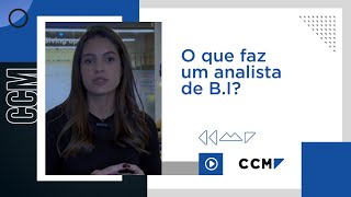 O que faz um analista de B.I?