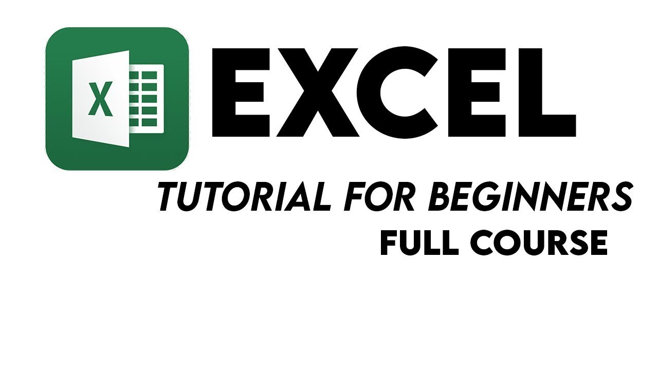 Microsoft Excel Tutorial Full Course Microsoft Excel Tutorial For Beginners YouTube