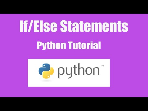 If/Else Python Tutorial + First Progression Assignment