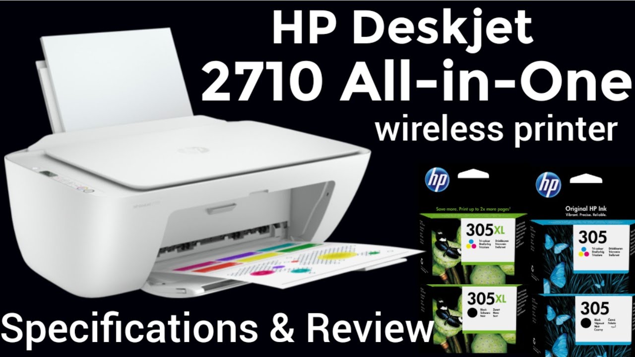HP Dj 2710 Printer, ALL IN 1 CLR Wifi, Print , Scan, Photcpy