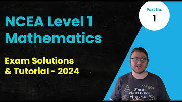 NCEA Level 1 2024 Exam Solutions - Mathematical Reasoning