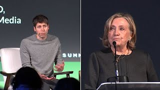 Sam Altman and Hillary Clinton share visions for teens using AI, child well-being