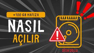 Hiçbir Şey Silmeden 100 Gb Yer Açma Programsız Disk Temizleme