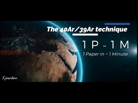 1P~1M: The 40Ar/39Ar geochronology technique - GSAb2021