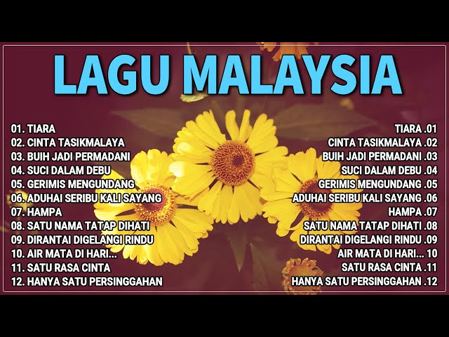 Gerimis Mengundang - Akustik Malaysia Full Album  Tiara - Lagu Malaysia Pengantar Tidur class=
