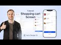 How to Create a Shopping Cart Screen | Ionic Design Kit