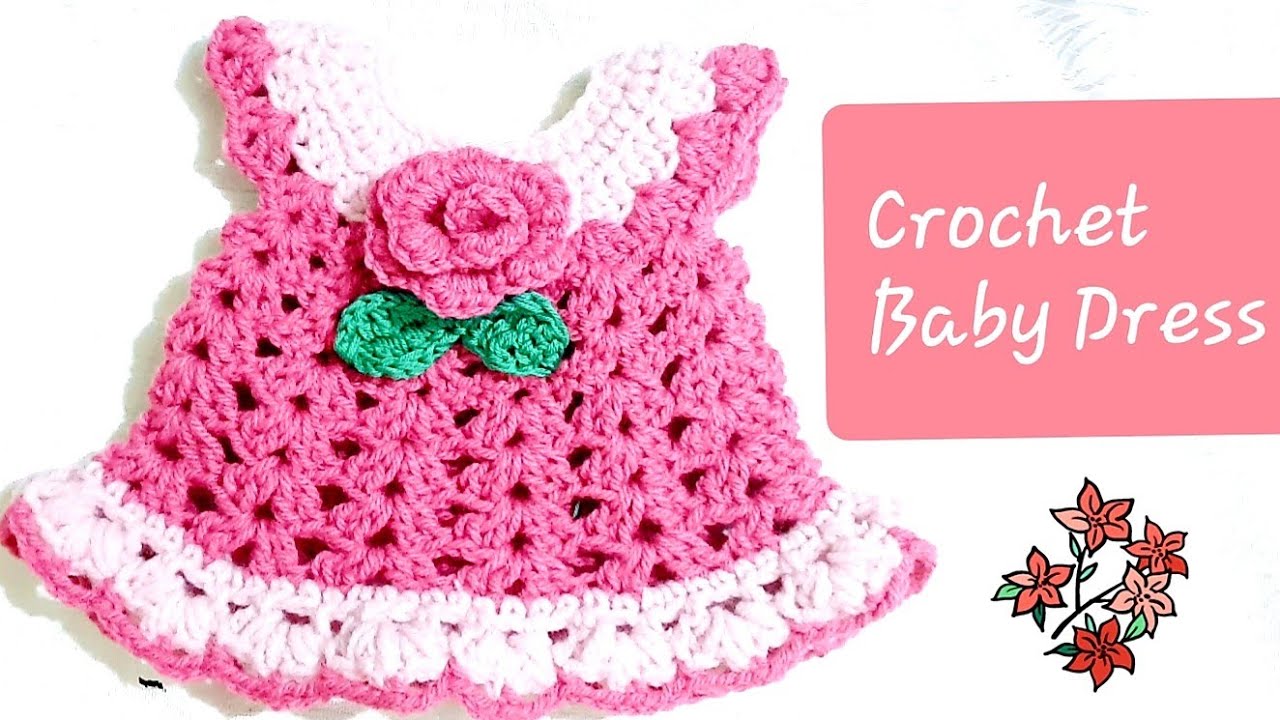 crochet newborn dress