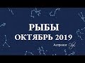 МЕСЯЦ НАЧИНАНИЙ РЫБЫ гороскоп ОКТЯБРЬ 2019. Астролог Olga