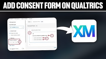 How To Add Consent Form on Qualtrics 2025! (Full Tutorials)