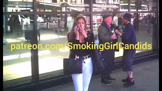 Smoking Girl Candids Sampler 23
