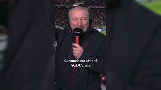 Football legend is shocked that AC/DC is being played in Stadium