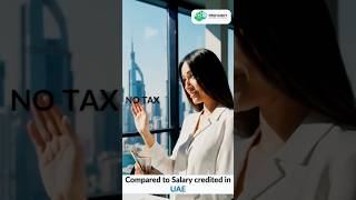 Salary in Europe/USA? A big chunk goes to taxes. #proficientuae #NoIncomeTax #dubaisalary #vatuae