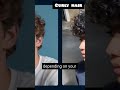 curly hair is a style || #shorts #selfimprovement #attractiveness #looksmaxxing #haircare