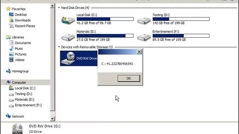 Accessing and working with system drives using FSO in VBScript
