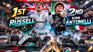 RUSSELL POLE! 😱 Antonelli P2 | Mercedes Front Row Lockout!