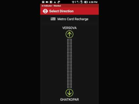 How to use m indicator or indian railway map