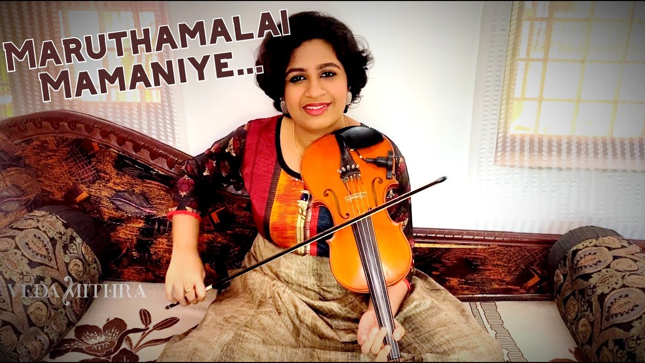 Maruthamalai Mamaniye   Violin Cover