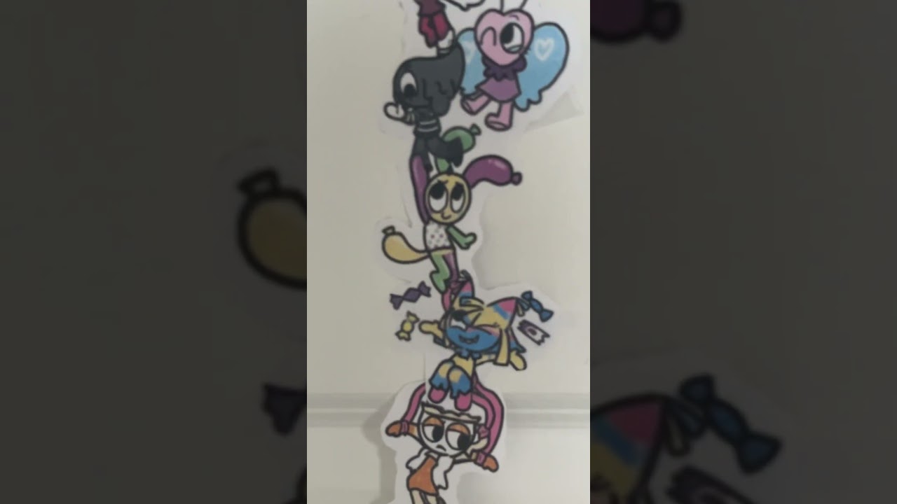 The elements of dandy’s world with the new toons! 