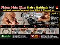 Hero Honda SS Splendor+ CD Deluxe HF Deluxe Passion Pro piston ring fitting.! 🔥🔥⚙️✅...