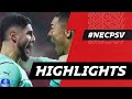INSANE assist MAXI ROMERO saves three points 🤯 | HIGHLIGHTS NEC - PSV