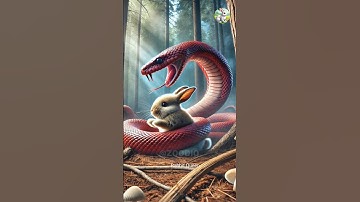 Rabbit vs snake killed 😞 #ai #animation #rabbit #animals #snake #pets #rabbitQueen #rabbitsquest