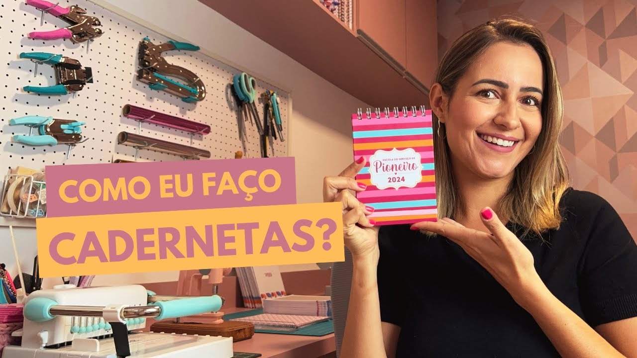 Como faço as CADERNETAS no meu ateliê de encadernação?