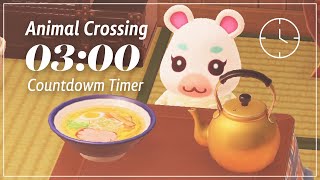 【あつ森タイマー】 ゆきみと過ごす3分 / カップラーメンタイマー＆BGM  #animalcrossing #Timer