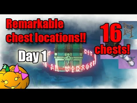All remarkable chests locations 16 on Tsurumi Island Day 1