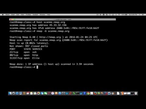 Nmap Scanning IPv6 Addresses