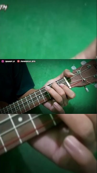 Tersimpan - Our story || Cover ukulele senar 4 by Pamungkas BTM #shorts
