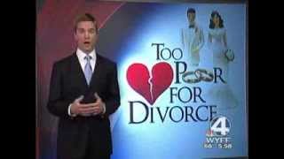 Too Poor for Divorce -- Ben Stevens interviewed on WYFF (Greenville, SC)