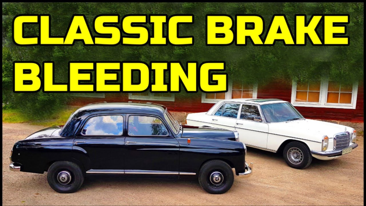 #42 How to BLEED the brakes on your classic car the easiest way. A one-person job. Luftning av broms
