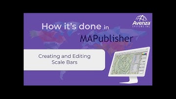 Creating and Editing Scale Bars in MAPublisher