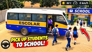 ESC Bus Simulator 🚌 | Picking Up Students & Driving Them to School! screenshot 1