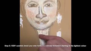 Using Soft Pastels on a Portrait Modigliani Style screenshot 5