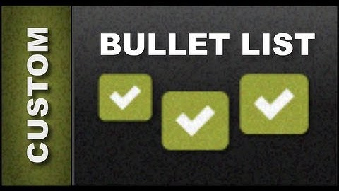 Xara Web Designer MX Premium 8 Tutorials - Custom Bullet List (Happy New Year 2013) Lesson 73