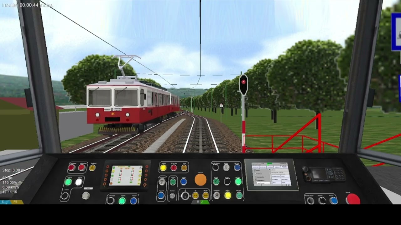 2025.11.09. [OpenBVE] Fogaskerekű vasút, Tátra T5C5K2 villamossal. [Menetvideó]