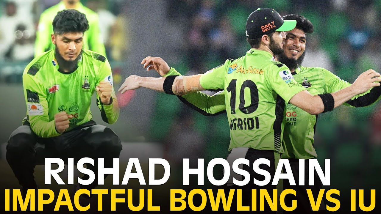 Game Changer | Rishad Hossain’s 3 Wickets in PSL Qualifier 2 | HBL PSL X | M3O1K