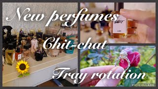 NOVEMBER PERFUME TRAY ROTATION ✨ tidying my collection, new perfumes &amp; new jewellery!