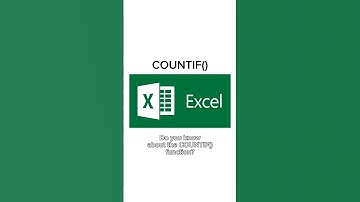 Useful Microsoft Excel Tips: COUNTIF() #shorts #excel #exceltips