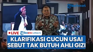 🔴LIVE: Wakil Ketua DPR Cucun Ahmad Viral usai Sebut 'MBG Tak Butuh Ahli Gizi', Berujung Klarifikasi