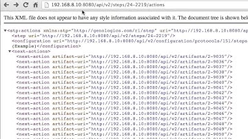 BaseSpace™ Clarity LIMS API Cookbook example: Setting a Default Next Action