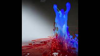 XParticles Nexus Fluids  'RunandSwing' simulation in Cinema 4D
