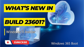 [New]  Announcing Windows 11 Insider Preview Build 23601 (Dev Channel)